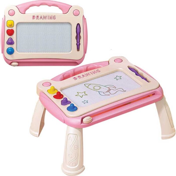 Kids Magnetic Drawing Board Desk Toy for Painting - Image 2