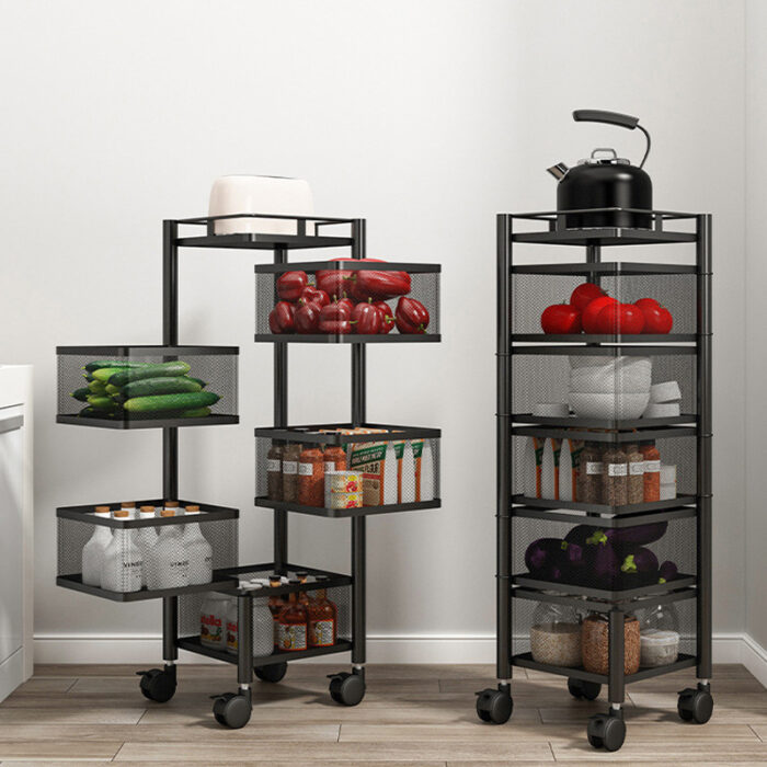 5 Layer Square Shape Kitchen Rack - Image 2