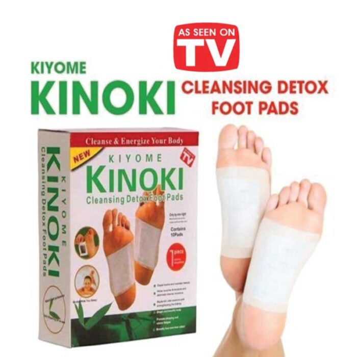 Kinoki 10pcs Pads Detox Foot Patches Pads Body Toxins Feet Slimming Cleansing Herbal Adhesive Foot Massager