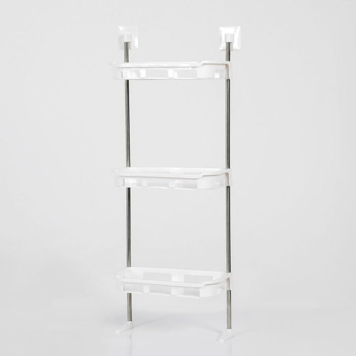 3 Tier Multifunctional Kitchen & Bathroom Wall Hanging Storage Rack - Image 3