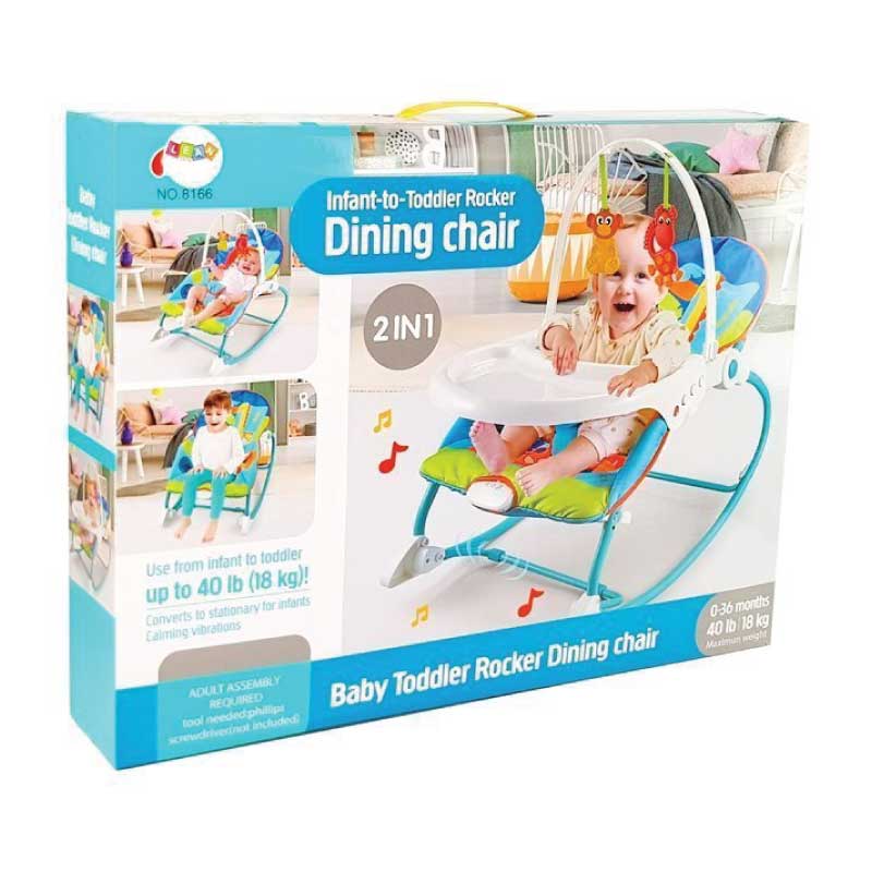 I Baby Rocker Baby Rocking Chair with Music, Toy Bar & swing chair, I baby rocker automatic swing chair - Image 3