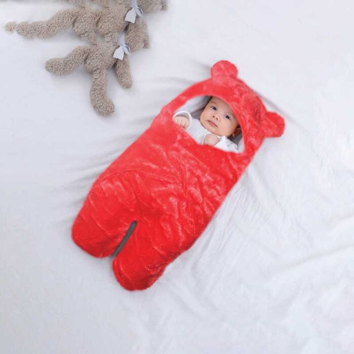 My Newborn 3 in 1 Baby Blanket-Safety Bag-Sleeping Bag Towel 0-12 Months for boy, Girl - Image 4