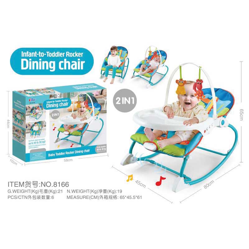 I Baby Rocker Baby Rocking Chair with Music, Toy Bar & swing chair, I baby rocker automatic swing chair - Image 4