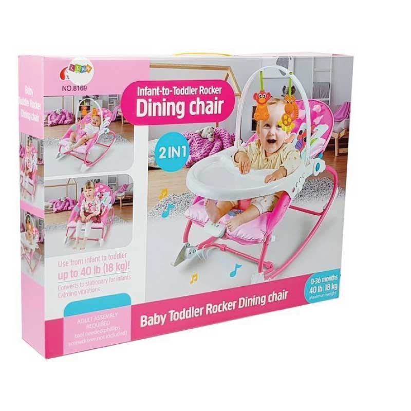 I Baby Rocker Baby Rocking Chair with Music, Toy Bar & swing chair, I baby rocker automatic swing chair - Image 5