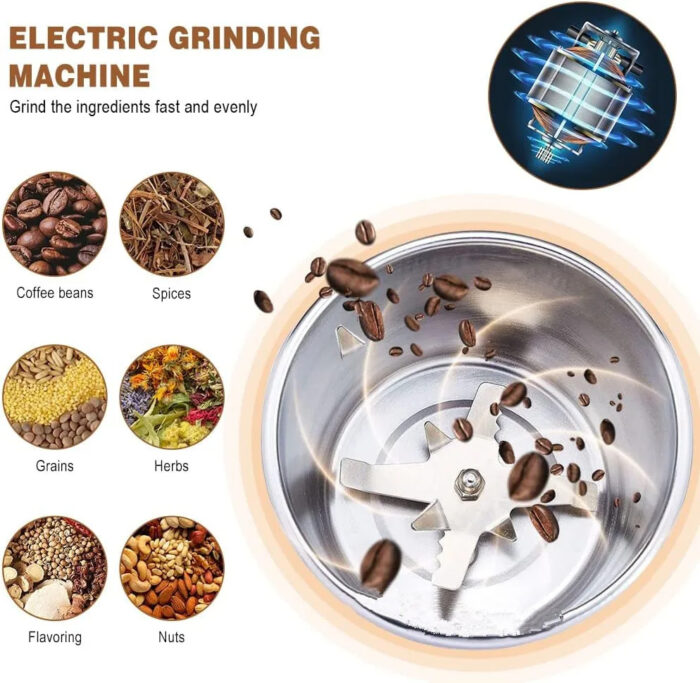 Multifunctional Coffee Grinder Food Processor - Image 4