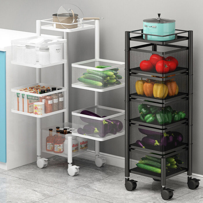 5 Layer Square Shape Kitchen Rack - Image 5