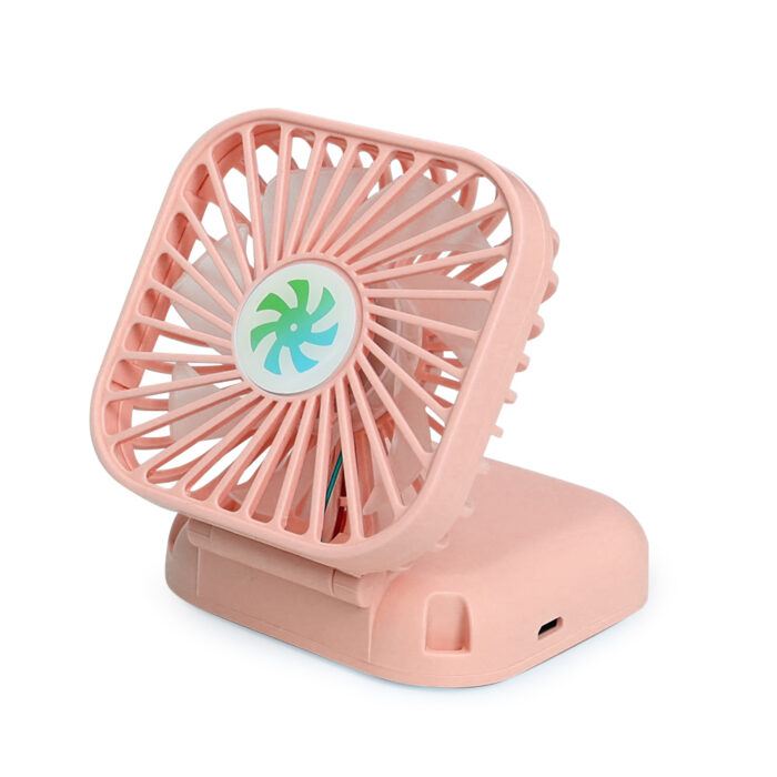 New USB Mini Fan Portable Rechargeable Foldable Neckband Pocket Cooling Fan
