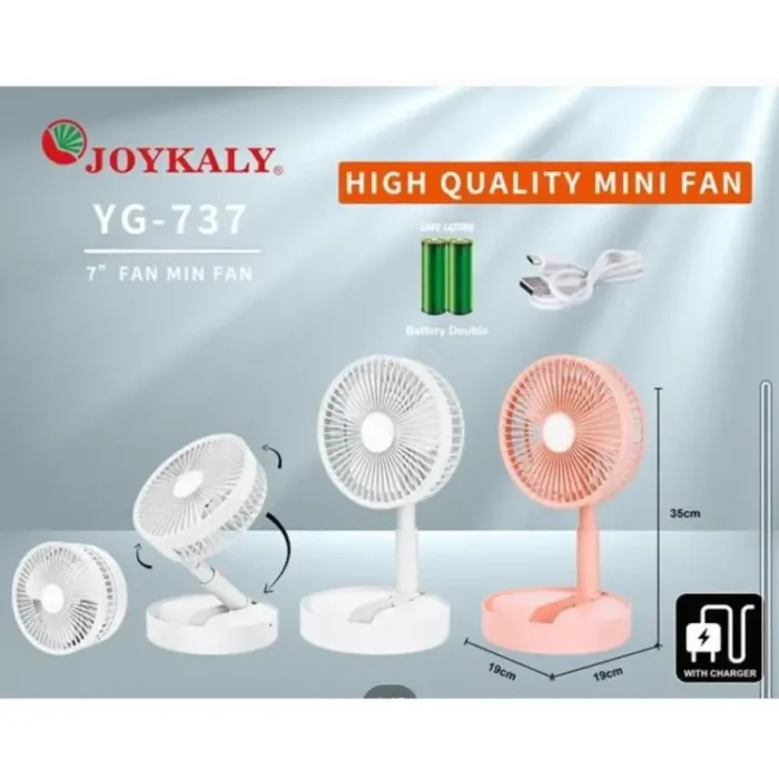 Joykaly YG-737 Rechargeable Mini Fan - Image 4