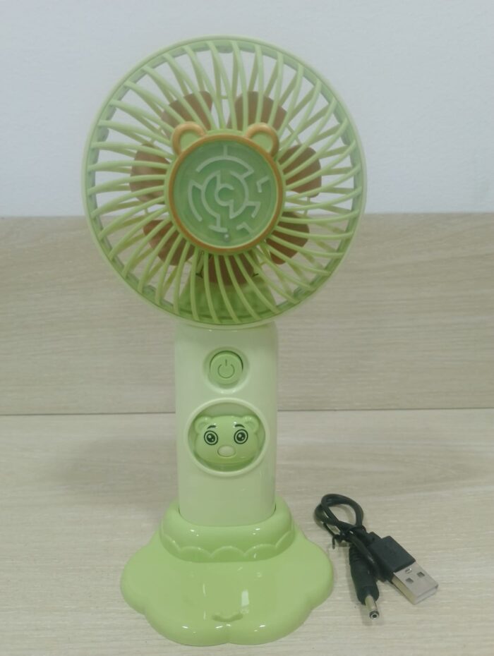 mini Maze Hand held fashionable charger fan - Image 3