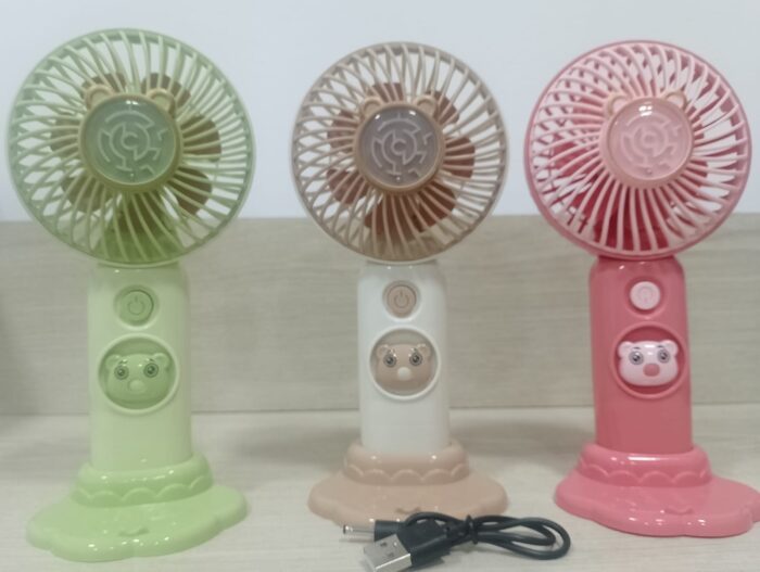 mini Maze Hand held fashionable charger fan - Image 5