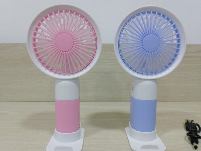 Mini Hand Fan Rechargeable Cooling Unique Design Strong Wind USB Charging Handheld For Office Students Outdoor - Image 4