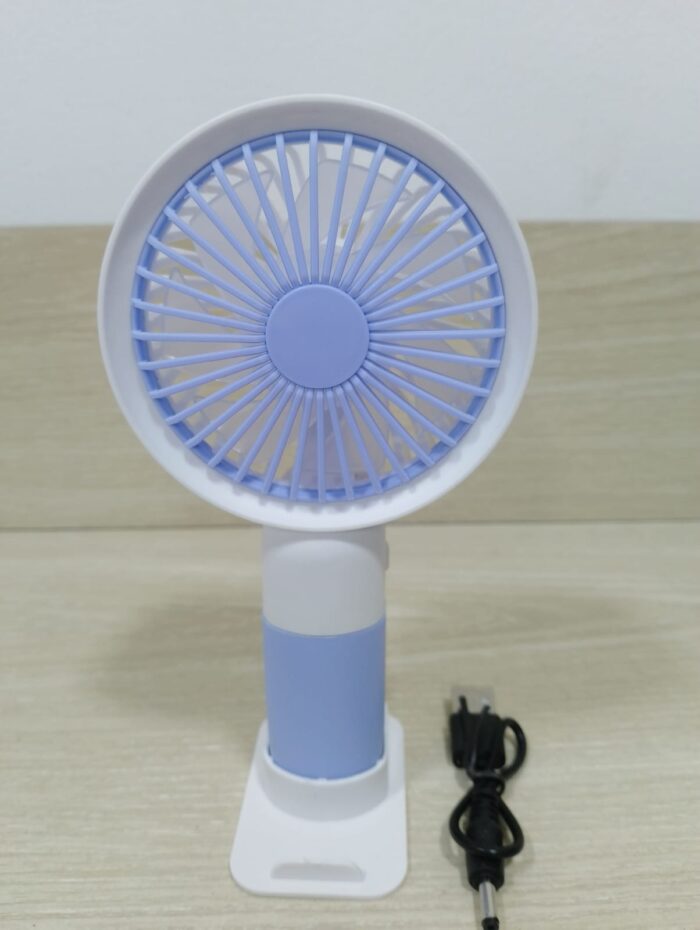 Mini Hand Fan Rechargeable Cooling Unique Design Strong Wind USB Charging Handheld For Office Students Outdoor